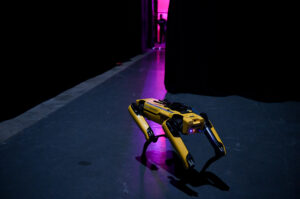 Robot dog at Dounreay
