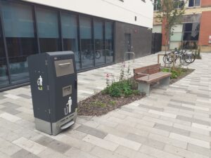 A smart bin in Ellesmere Port