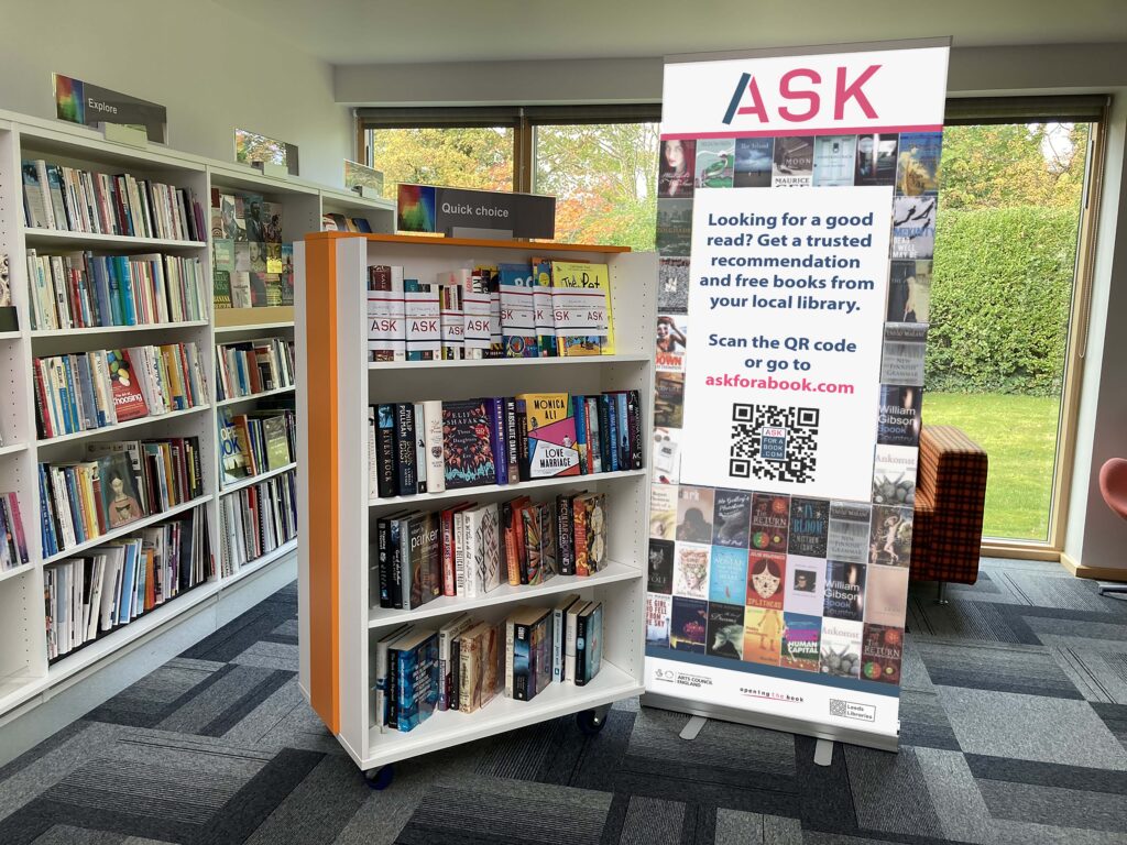 Ask for a Book display at a library