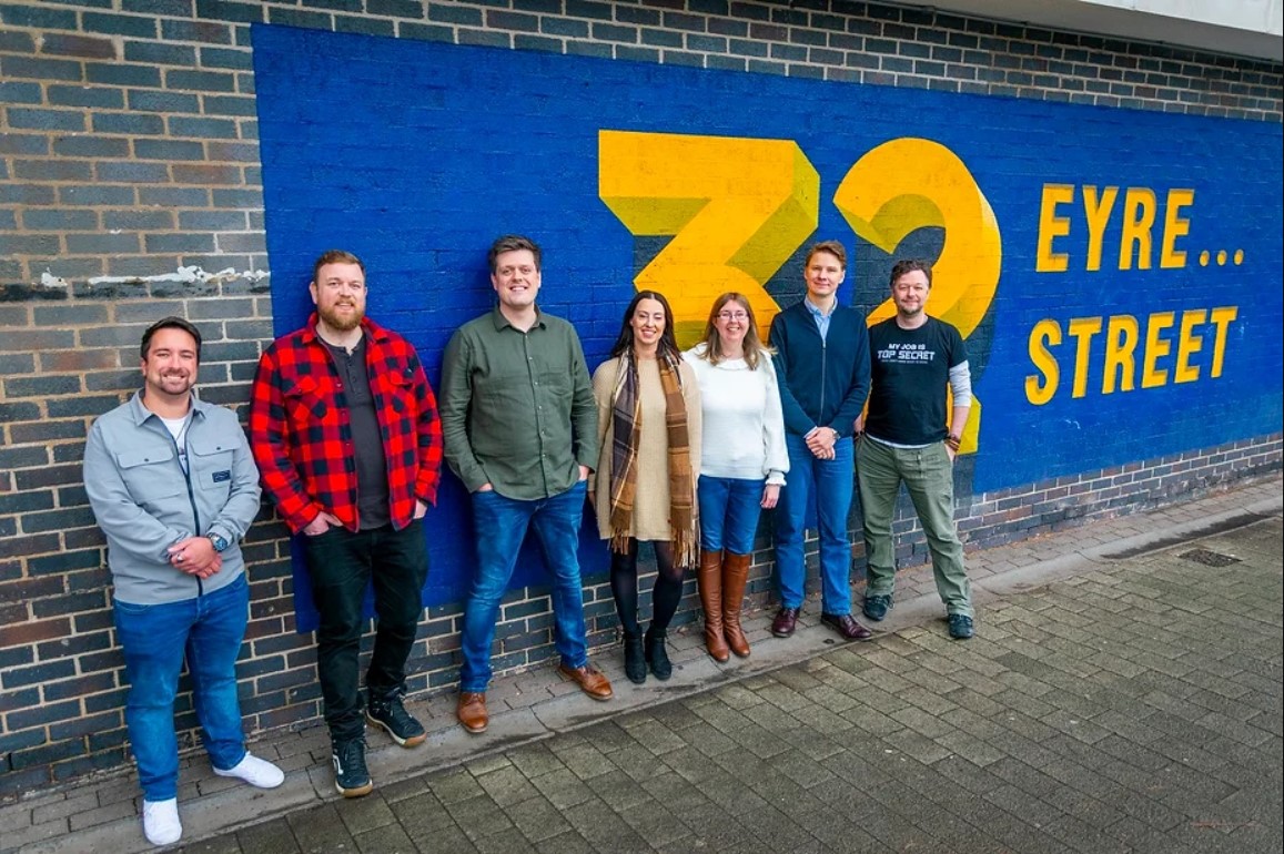 Beneficiaries of the Tech Welcome Grant at 32 Eyre Street in Sheffield