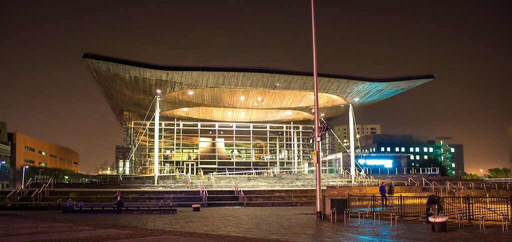 Senedd - Home to the National Assembly for Wales (Cardiff)