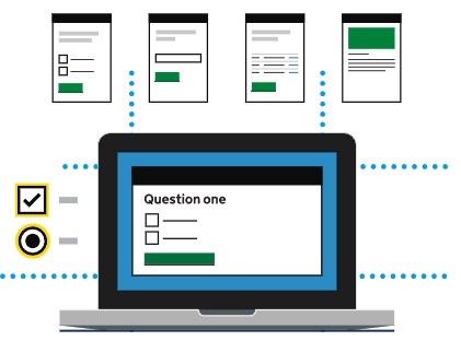 Example image from the GOV.UK Forms tool, courtesy of GOV.UK