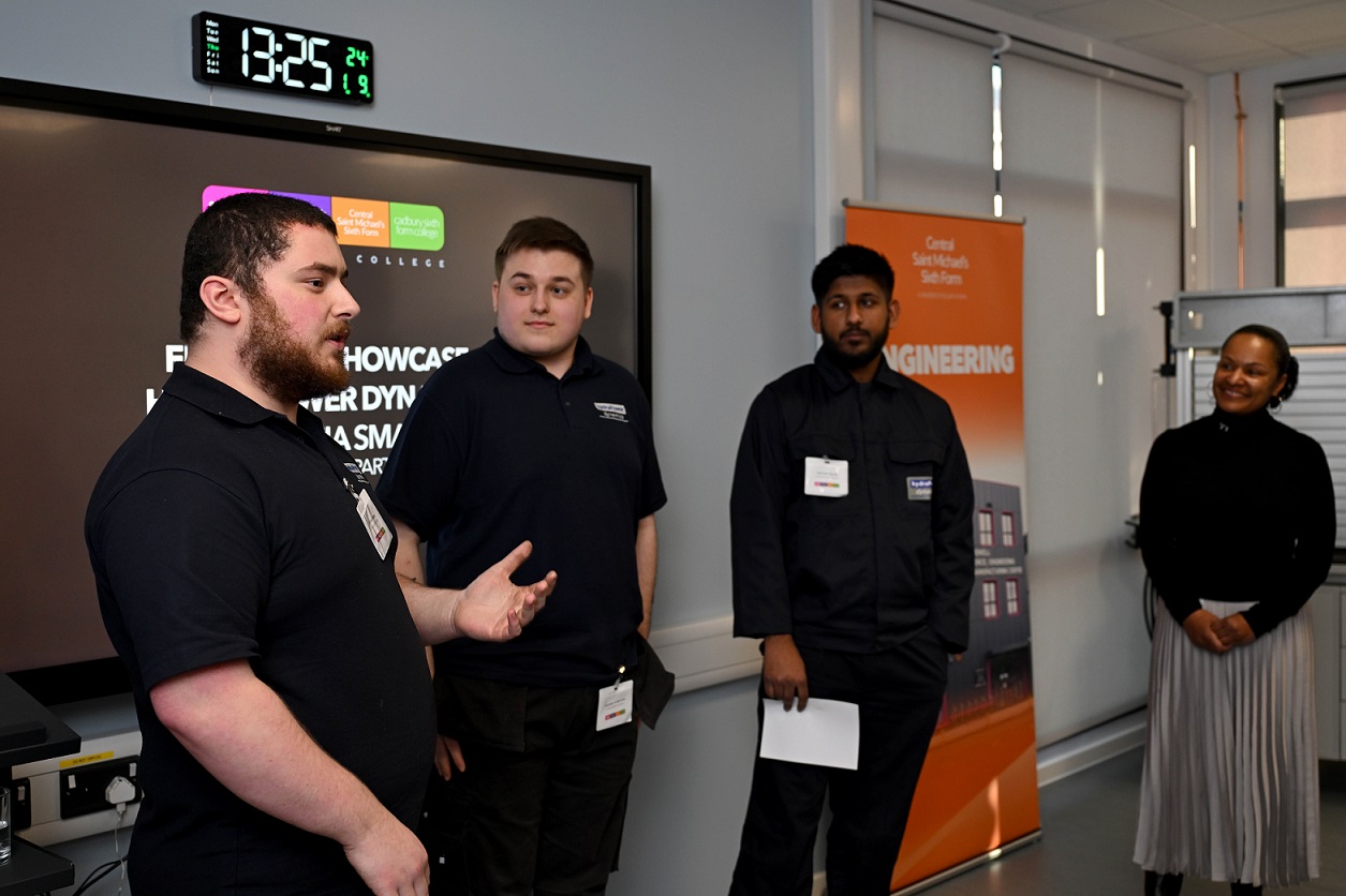 Learners at Sandwell Colleges' STEM Centre, photo courtesy of Sandwell Metropolitan Borough Council