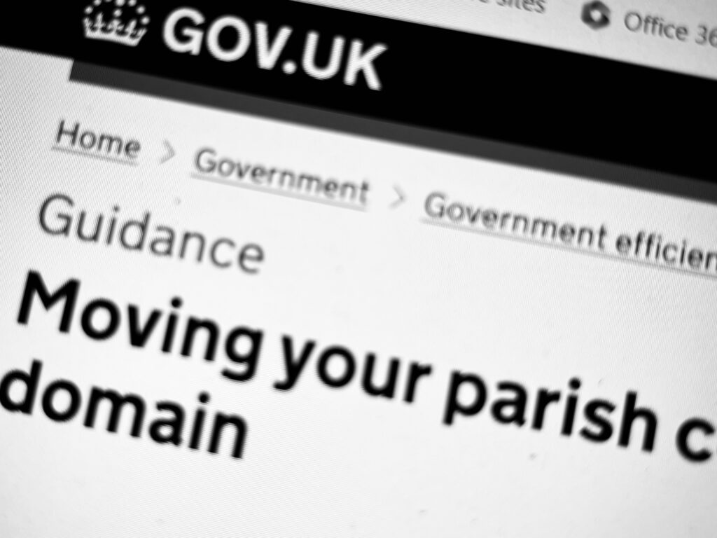 Government invites parish councils to join .gov.uk