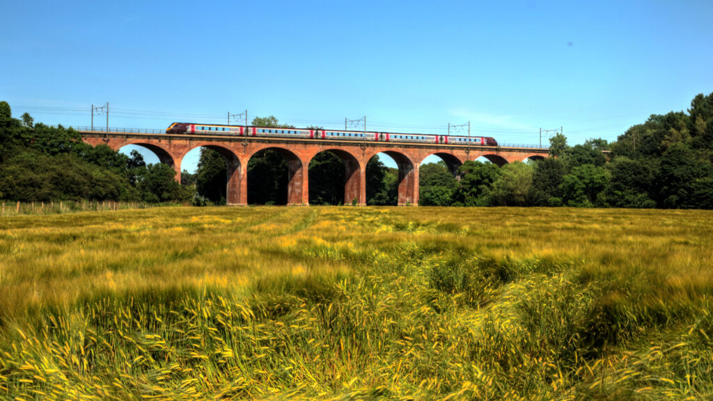 CrossCountry Voyager passing Durham, photo by Ian Wright and used courtesy of CrossCountry