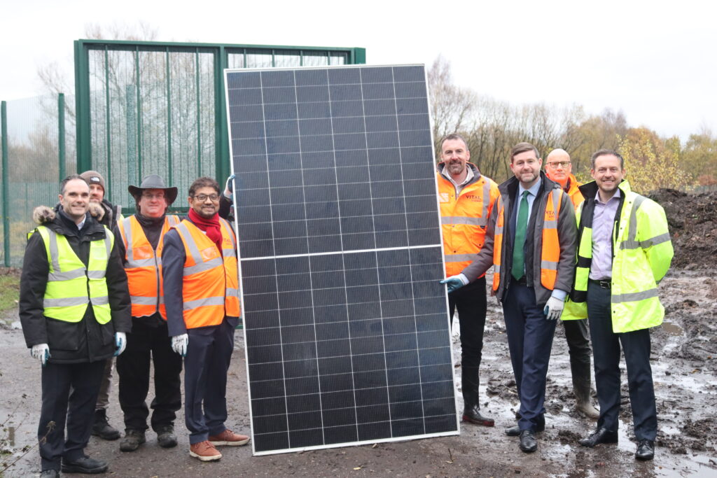 Oldham’s first solar farm now under construction 