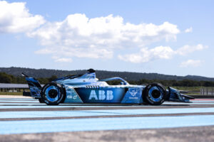 Formula E GEN4 racing car, photo courtesy of Formula E