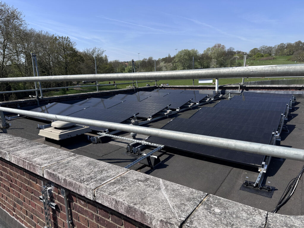 163 solar panels installed on Parliament Hill Lido